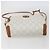 Borsa a Spalla GUCCI GG Plus Supreme PVC Oro Bianco Auth ti3663 D'oro - vista 5