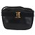 Borsa a Spalla Vala in Pelle Nera e Oro Salvatore Ferragamo Auth BA10794 Nero D'oro - vista 13