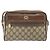 GUCCI GG Supreme Web Sherry Line Bag PVC Beige Gold 001 44 6655 Auth 171924 Golden - view 13