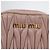 Borsa a spalla in pelle Miu Miu Matelassé con catena, rosa e oro, Auth 165800 D'oro - vista 18