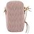 Borsa a spalla in pelle Miu Miu Matelassé con catena, rosa e oro, Auth 165800 D'oro - vista 2