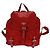 PRADA Backpack Nylon Red Silver Auth 169589V Silvery - view 13