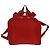 PRADA Backpack Nylon Red Silver Auth 169589V Silvery - view 2