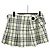 Falda Burberry Nova Check Blue Label de lana blanca Auth 169946V Blanco - vista 2