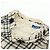 Falda Burberry Nova Check Blue Label de lana blanca Auth 169946V Blanco - vista 4