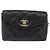 CHANEL Borsa a Vita Matelassé Pelle Nera Oro CC Auth BA10856 Nero D'oro - vista 13