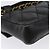 CHANEL Borsa a Vita Matelassé Pelle Nera Oro CC Auth BA10856 Nero D'oro - vista 15