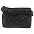 CHANEL Borsa a Vita Matelassé Pelle Nera Oro CC Auth BA10856 Nero D'oro - vista 2