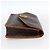 Céline Borsa a mano circolare in tela Macadam CELINE in pelle PVC marrone e oro Auth 171869 D'oro - vista 4