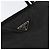 PRADA Borsa a mano in nylon nero argento Auth 171646 - vista 18