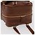 Borsa a mano in pelle marrone oro Jimmy Choo Auth BA10473 D'oro - vista 6