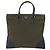 PRADA Handtasche aus Canvas Leder Khaki Silber Authentisch 170921 - Ansicht 13
