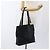 Borsa Tote in pelle nera e oro BURBERRY Auth hk3488 Nero D'oro - vista 24