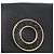 Céline CELINE Circle Schultertasche aus Leder Schwarz Gold Auth 170992 Golden - Ansicht 19