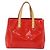 LOUIS VUITTON Monogram Vernis Reade PM Borsa a Mano Rossa M91088 LV Auth 172005 Rosso - vista 13