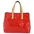 LOUIS VUITTON Monogram Vernis Reade PM Borsa a Mano Rossa M91088 LV Auth 172005 Rosso - vista 2