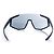 Prada, Sonnenbrille in Schwarz mit Schildform - Ansicht 4