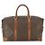 Céline Borsa Boston in tela Macadam CELINE in pelle PVC marrone oro Auth ki6396 D'oro - vista 13