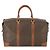 Céline Borsa Boston in tela Macadam CELINE in pelle PVC marrone oro Auth ki6396 D'oro - vista 2