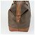 Céline Borsa Boston in tela Macadam CELINE in pelle PVC marrone oro Auth ki6396 D'oro - vista 3