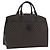 Céline Borsa a mano in tela Macadam CELINE in pelle PVC nera e oro Auth 171585 Nero D'oro