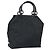 PRADA Borsa a mano in nylon nero argento Auth 171648