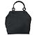 PRADA Borsa a mano in nylon nero argento Auth 171648 - vista 13