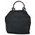 PRADA Borsa a mano in nylon nero argento Auth 171648 - vista 2
