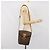 Céline Borsa a Spalla in Tela Macadam CELINE in Pelle PVC Marrone Oro Auth 171119 D'oro - vista 25