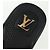 LOUIS VUITTON Sandali da Spiaggia in Gomma Multicolore Neri LV Auth 169909V Nero - vista 14