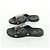 LOUIS VUITTON Sandali da Spiaggia in Gomma Multicolore Neri LV Auth 169909V Nero - vista 4