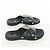 LOUIS VUITTON Sandali da Spiaggia in Gomma Multicolore Neri LV Auth 169909V Nero - vista 5