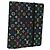 LOUIS VUITTON Multicolor Binder Black LV Auth BA10559SM