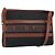 Borsa a Spalla SAINT LAURENT in Tela Pelle Nera Marrone Oro Auth ti3767 Nero D'oro