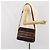 Borsa a Spalla SAINT LAURENT in Tela Pelle Nera Marrone Oro Auth ti3767 Nero D'oro - vista 22