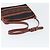 Borsa a Spalla SAINT LAURENT in Tela Pelle Nera Marrone Oro Auth ti3767 Nero D'oro - vista 7