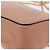 Chloé Borsa a Spalla in Pelle Chloe Chain Elsie Rosa Oro Auth 171670 D'oro - vista 17