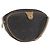 Borsa a spalla in tela a nido d'ape PVC nera e oro Auth BA10846 Christian Dior Nero D'oro