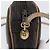 Borsa a spalla in tela a nido d'ape PVC nera e oro Auth BA10846 Christian Dior Nero D'oro - vista 10