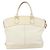 LOUIS VUITTON Borsa a Mano Suhari Lockit MM Pelle Bianca M91874 LV Auth 169782 Bianco - vista 2