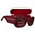 Gafas de sol Alexander McQueen en rojo Burdeos