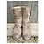 Autre Marque Botines Mosquitos de piel beige - vista 3