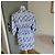 Abito camicia a righe Sandro con iscrizione Bianco Blu - vista 2
