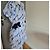 Abito camicia a righe Sandro con iscrizione Bianco Blu - vista 3