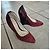 The Kooples Scarpe con tacco a zeppa bordeaux e nere Nero Rosso - vista 2