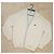 Cardigan Izod Lacoste de algodón blanco con bordes azules Beige - vista 2