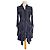 Tommy Hilfiger Sommerkleid mit Sternenprint Weiß Rot Golden Dunkelblau