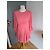 Claudie Pierlot Rosa Langarmkleid Pink - Ansicht 4