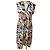 Vestido Sandro de estampado geométrico Negro Blanco Azul Multicolor Verde Naranja Amarillo