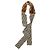 Fendi FENDI ROMA Maxi Lenço de Seda Wrappy Marrom - vista 11